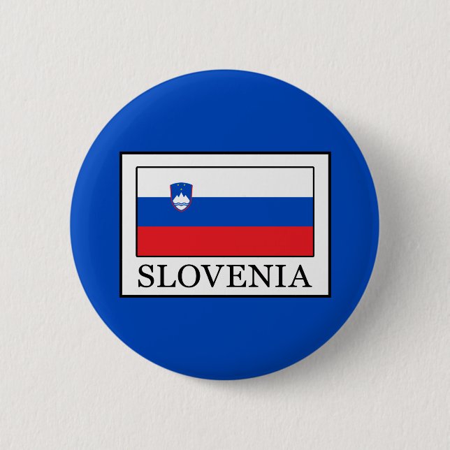Chapa Redonda De 5 Cm Eslovenia (Anverso)