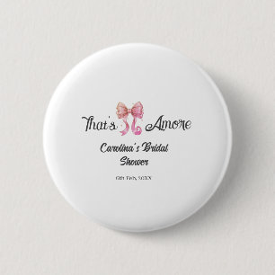 Chapa Redonda De 5 Cm eso es amor ducha nupcial rosa arco retro boho nom