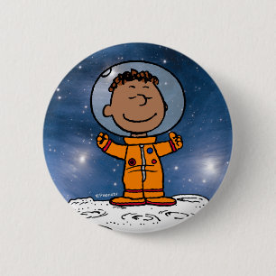 Chapa Redonda De 5 Cm ESPACIO   Astronauta de Franklin