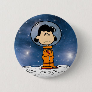 Chapa Redonda De 5 Cm ESPACIO   Lucy Astronauta