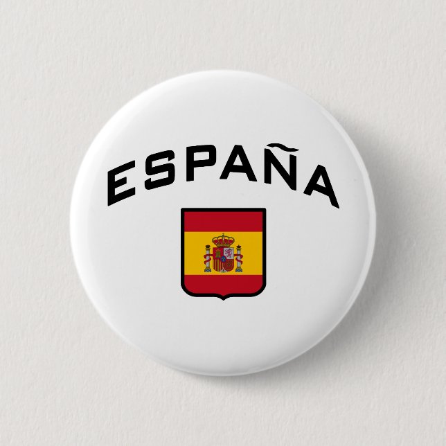 Chapa Redonda De 5 Cm España (Anverso)