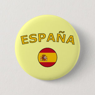 Chapa Redonda De 5 Cm Espana