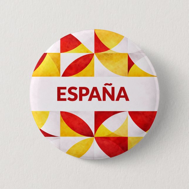 Chapa Redonda De 5 Cm España (Anverso)