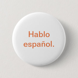 Chapa Redonda De 5 Cm Español de Hablo