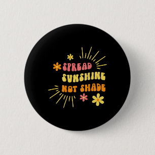 Chapa Redonda De 5 Cm Esparce Sunshine No Sombreado - Amabilidad Autocui