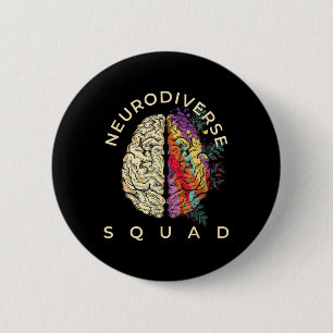 Chapa Redonda De 5 Cm Espectro De Autismo De Camisas Neurodiversidad Asd