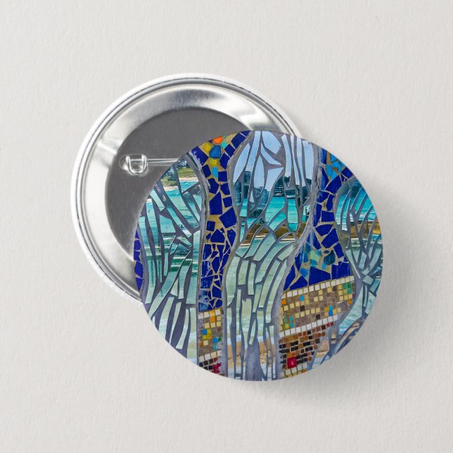 Chapa Redonda De 5 Cm Espejo, espejo, dime... (Anverso y reverso)