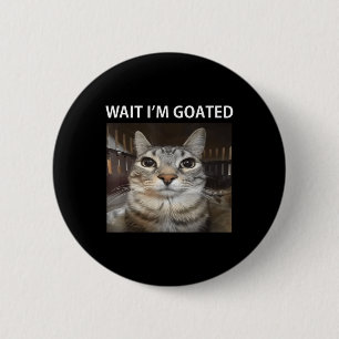 Chapa Redonda De 5 Cm Espera, Meme De Gato Silly Goly