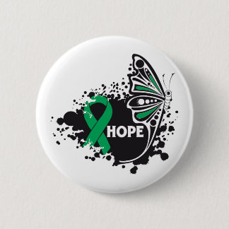 Chapa Redonda De 5 Cm Esperanza Hepatitis Cáncer Mariposa