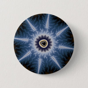 Chapa Redonda De 5 Cm Espinas oscuras