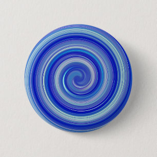 Chapa Redonda De 5 Cm Espiral azul y azul claro