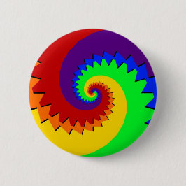 Chapa Redonda De 5 Cm Espiral del arcoiris digital