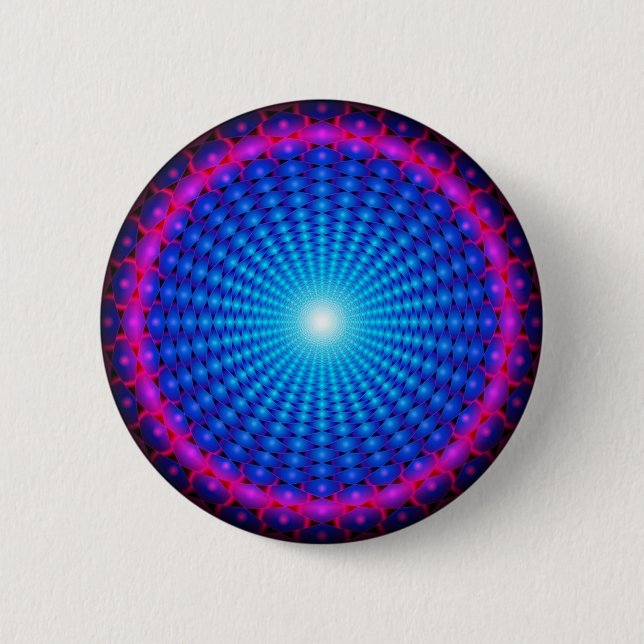Chapa Redonda De 5 Cm Espiral del vórtice (Anverso)