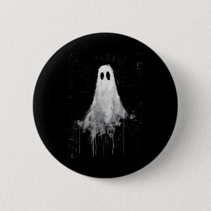 Chapa Redonda De 5 Cm Espíritu de horror fantasma asustado miedo Gótico 