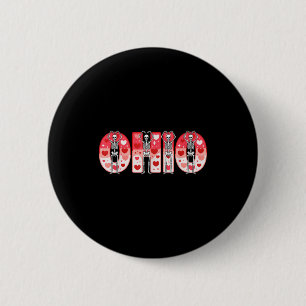 Chapa Redonda De 5 Cm Esqueletos divertidos de O-h-i-o Ohio en Valenti d