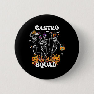 Chapa Redonda De 5 Cm Esquetón de Escuadrón de Halloween Danzando Enferm