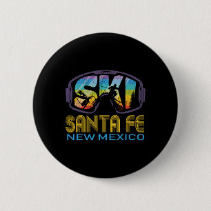 Chapa Redonda De 5 Cm Esquí Santa Fe Vacaciones de Esquí en Nuevo México