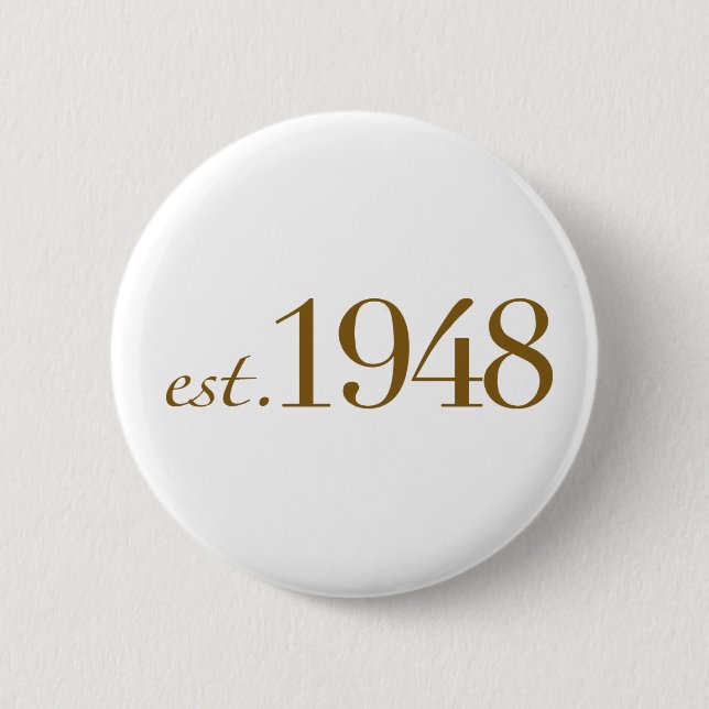 Chapa Redonda De 5 Cm Est 1948 (Anverso)