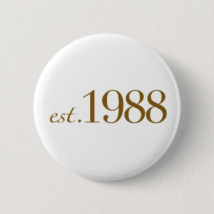 Chapa Redonda De 5 Cm Est 1988