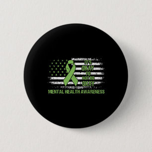 Chapa Redonda De 5 Cm Está Bien No Estar Bien La Bandera Estadounidense