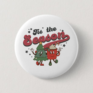 Chapa Redonda De 5 Cm Esta Es La Temporada Para Ser Jolly Navidades Sant