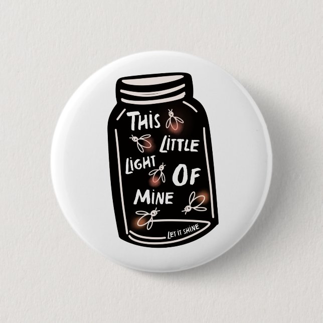 Chapa Redonda De 5 Cm Esta pequeña luz mía Christian (Anverso)