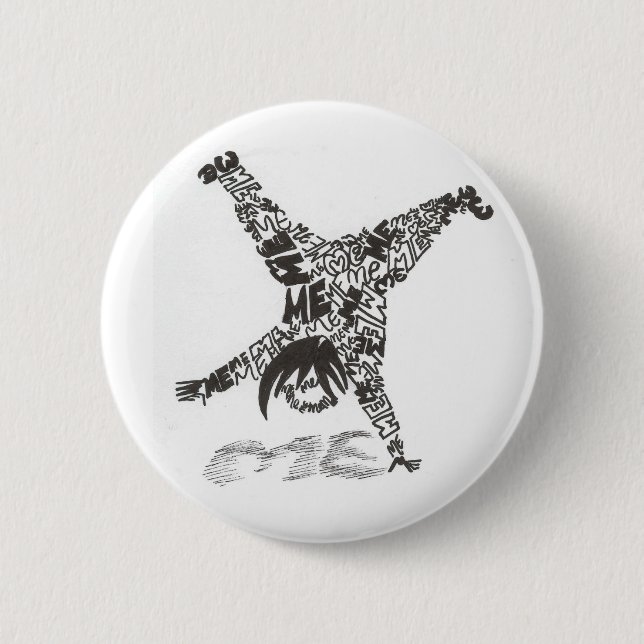 Chapa Redonda De 5 Cm ¡Está todo sobre mí! (Anverso)