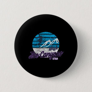 Chapa Redonda De 5 Cm Estación De Esquí De Canyons Utah Usa Snowboard 1
