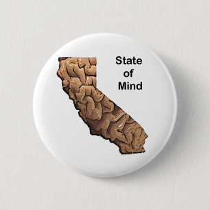 Chapa Redonda De 5 Cm Estado de ánimo: California