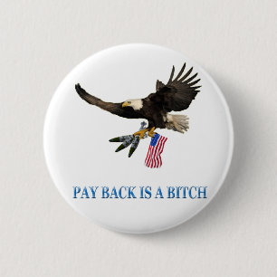 Chapa Redonda De 5 Cm Estados Unidos