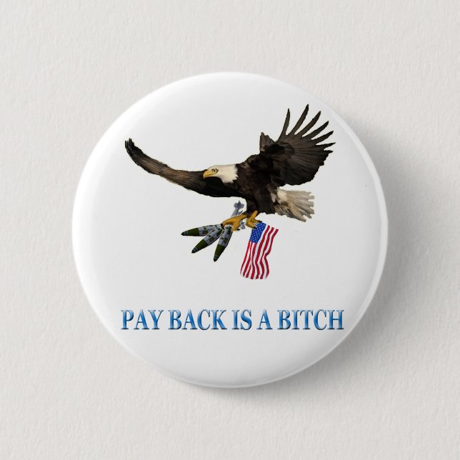 Chapa Redonda De 5 Cm Estados Unidos (Anverso)