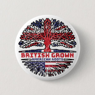 Chapa Redonda De 5 Cm Estados Unidos Estados Unidos Estados Unidos Reino