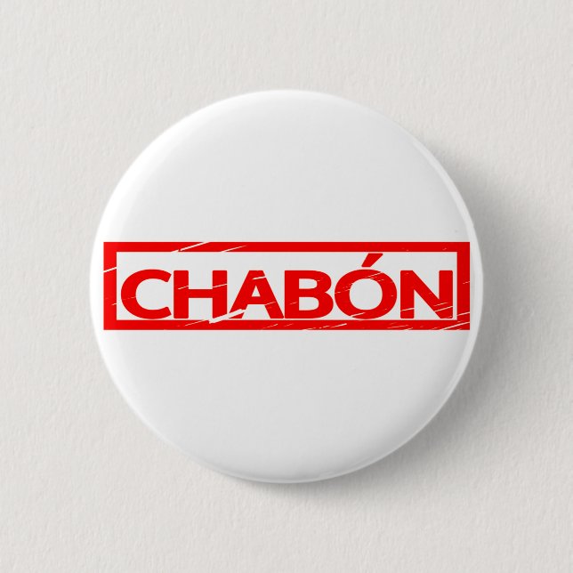 Chapa Redonda De 5 Cm Estampado de Chabón (Anverso)