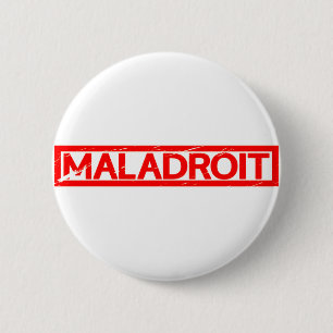 Chapa Redonda De 5 Cm Estampado de Maladroit
