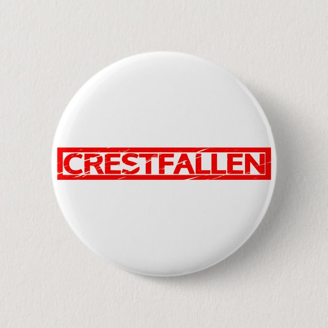 Chapa Redonda De 5 Cm Estampilla Crestfall (Anverso)