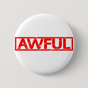 Chapa Redonda De 5 Cm Estampilla desagradable
