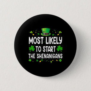 Chapa Redonda De 5 Cm Estaré En Casa Para Shenanigans Trump Funny St
