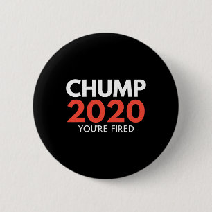 Chapa Redonda De 5 Cm Estás Despedido - Perdedor de la Elección de Trump