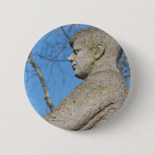 Chapa Redonda De 5 Cm Estatua de John F. Kennedy en Bonn