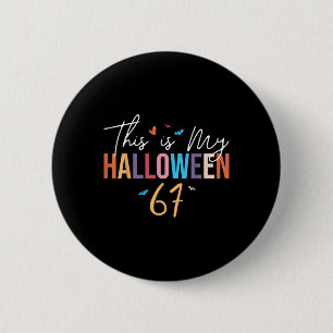 Chapa Redonda De 5 Cm Este Es Mi Halloween 67 Divertido Seis Siete Meme 