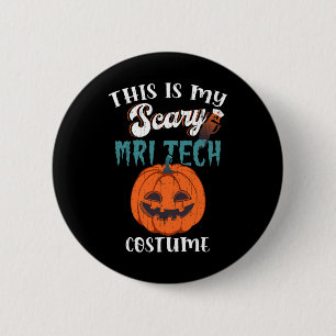Chapa Redonda De 5 Cm Este Es Mi Temeroso Costume Tecnológico Mri Gracio