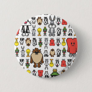 Chapa Redonda De 5 Cm Estilizar TWEETY™ y amigos