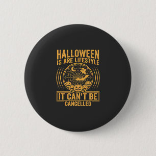 Chapa Redonda De 5 Cm Estilo de vida de Halloween Diseño de telaraña de 
