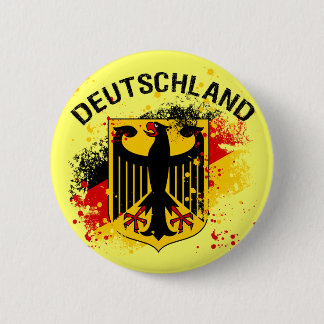 Chapa Redonda De 5 Cm Estilo Deutschland del Grunge - diseño de Alemania