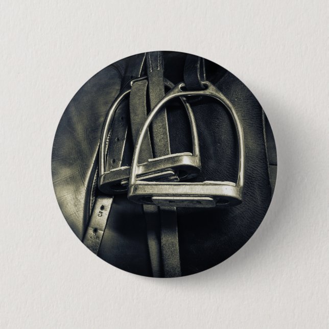 Chapa Redonda De 5 Cm Estiloso truco plateado sobre la silla de ruedas e (Anverso)