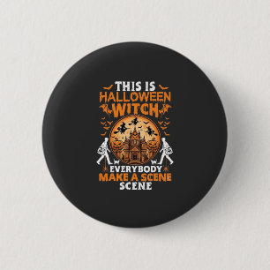 Chapa Redonda De 5 Cm Esto es Halloween