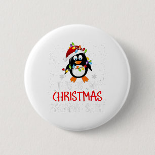Chapa Redonda De 5 Cm Estos son mis Navidades Pajama Shirins Penguins Sa