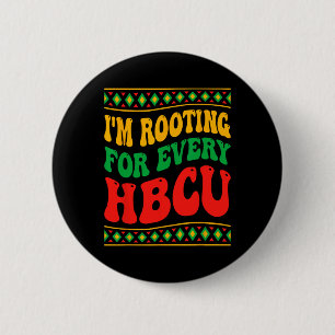 Chapa Redonda De 5 Cm Estoy Apoyando a Cada Ret de Hbcu del Mes de la Hi