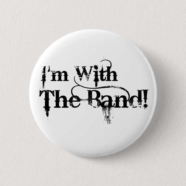 Chapa Redonda De 5 Cm ¡Estoy con la banda! (Anverso)
