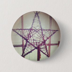 Chapa Redonda De 5 Cm Estrella